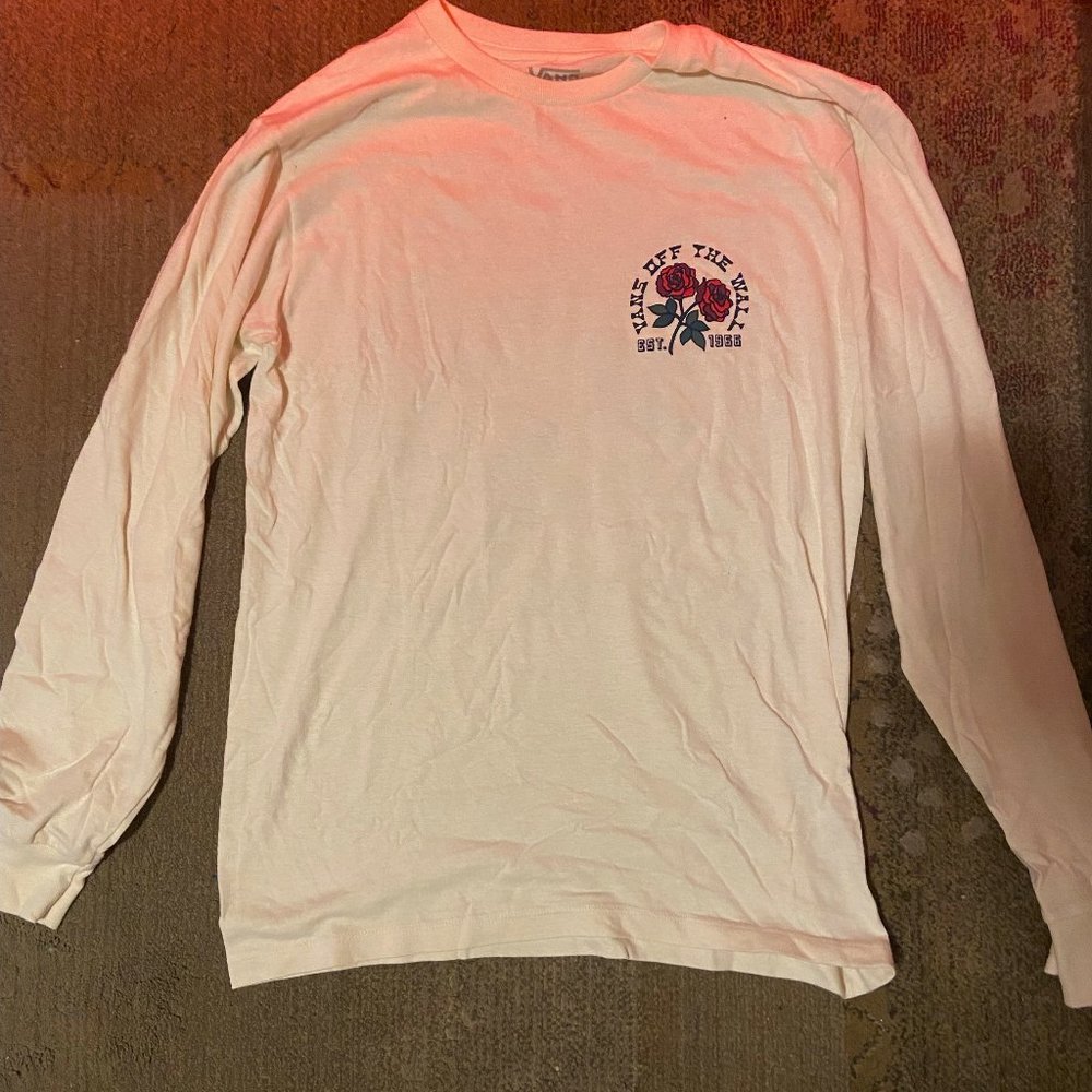 Vans Off The Wall Rose Long Sleeve